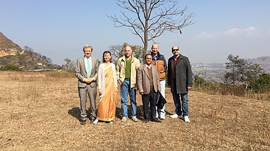 Lothar and Karin Pirc with architects